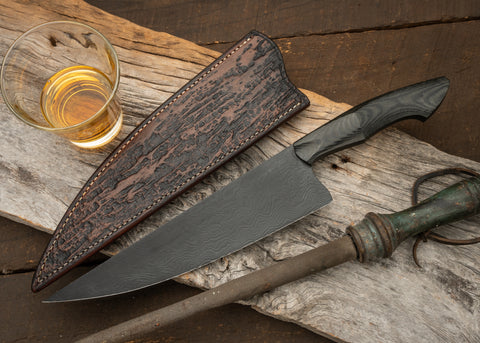 Midnight Damascus Chef