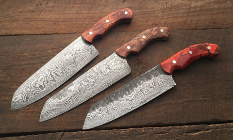 Damascus Chef's Knife Apr 21-23, 2025 (Deposit only)