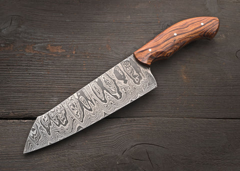 Damascus Santoku