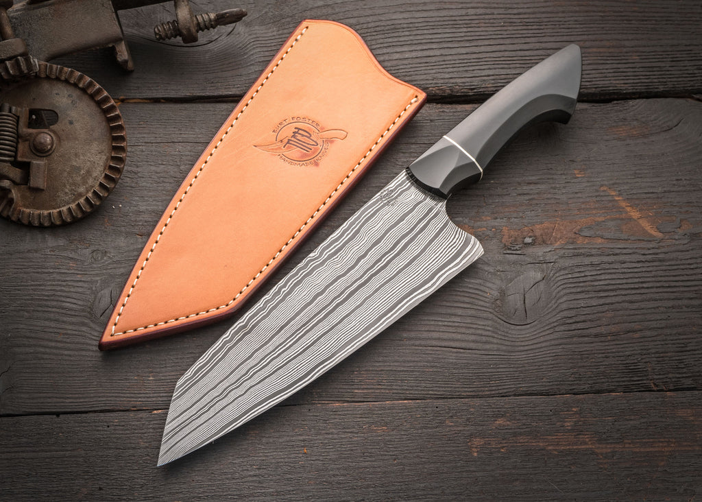 Flatline Damascus Bunka