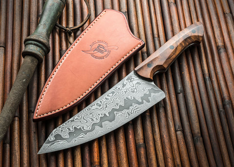 Damascus Santoku